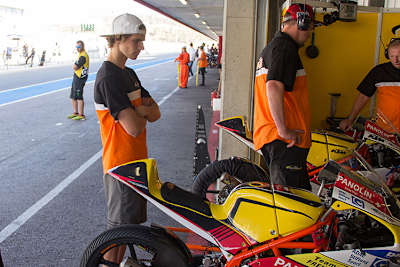 Karel Hanika mit dem Freudenberg-Team in Portimão