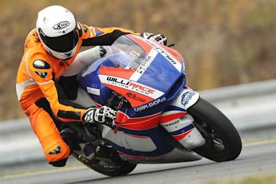 Karel Hanika beim Test in Brünn