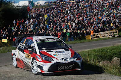Juho Hänninen auf P4 im besten Toyota Yaris WRC