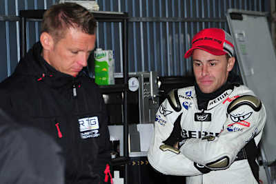 Test in Almeria: Dirk Heidolf mit Neuzugang Efren Vazquez