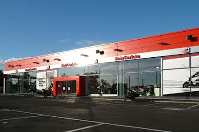 Geöffnet noch bis 30. September: Filiale von Hein Gericke in Wien-Süd