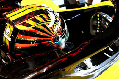 Nico Hülkenberg mit besonderem Helm-Design zum Heimrennen