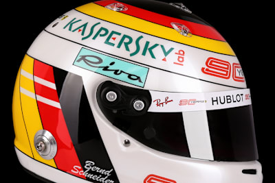 Der 2019er Hockenheim-Helm von Sebastian Vettel