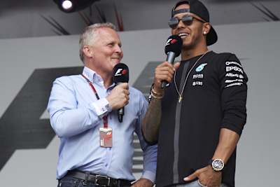 Johnny Herbert und Lewis Hamilton