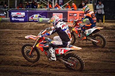 Jeff Herlings (vorne) in Valkenswaard