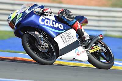 Maria Herrera beim Moto3-Test in Valencia 2014