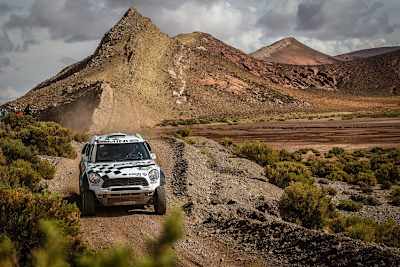 Mikko Hirvonen bei seiner ersten «Dakar»
