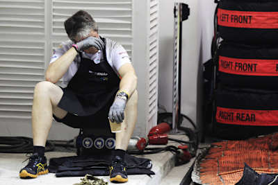 Die Hitze kann den stärksten Mann umhauen