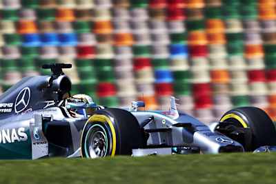 Trotz Mercedes-Überlegenheit: Leere Ränge am Hockenheimring