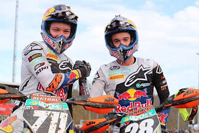 René Hofer mit Tom Vialle (rechts) 