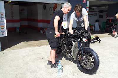 Das Ten-Kate-Bike des Core-Teams