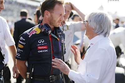 Christian Horner, hier mit Bernie Ecclestone