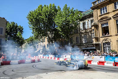 Nico Hülkenberg liess die Reifen rauchen   