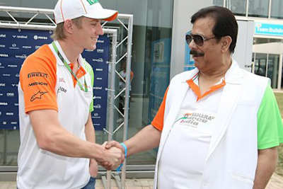 Nico Hülkenberg mit Roy Sahara