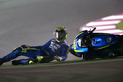 Andrea Iannone stieß in Katar auf einige Probleme