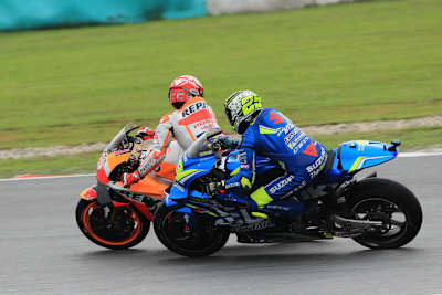 Marc Márquez kam Andrea Iannone in die Quere