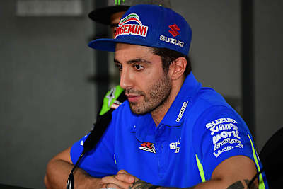 Andrea Iannone bei der Pressekonferenz