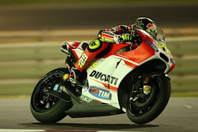 Andrea Iannone überraschte in Katar mit der Tagesbestzeit