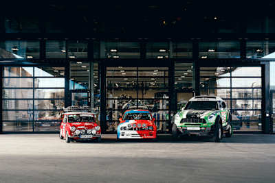 Die drei BMW-Starter beim GP Ice Race