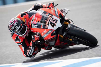 Scott Redding war am Montag bester Ducati-Pilot