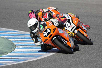 Luca Grünwald bei seinem letzten Rennen 2013