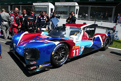 Richtig gemacht: Der BR1 von SMP Racing wurde im Grid nicht abgedeckt