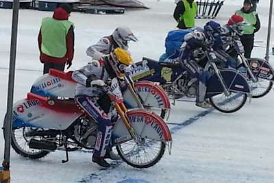 Ivanov, Saydulin, Myshkovec und Krasnikov (v.l.)
