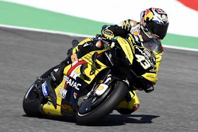 Jack Miller war in Mugello dank Teampartner Lamborghini mit einer gelb-schwarzen Lackierung am Start