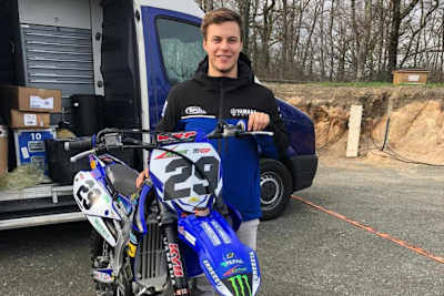 Henry Jacobi mit seiner 450er-Yamaha