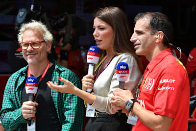 Jacques Villeneuve im Auto seines Vaters