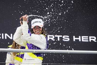 Jamie Chadwick krönte sich in Hockenheim zur ersten W-Series-Siegerin