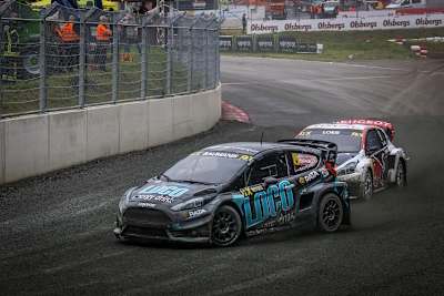 Janis Baumanis im Ford Fiesta des Stohl-Teams