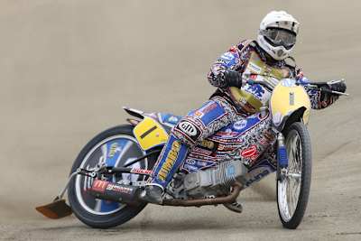 Jannick de Jong auf dem Speedway-Bike von Hocob