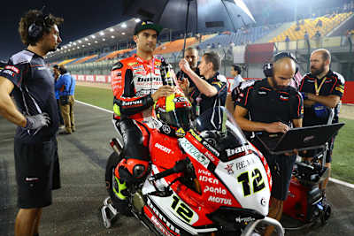 Javier Fores hat im Ducati-Werksteam überzeugt