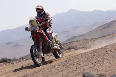 Da war Joan Barreda noch Gesamtzweiter: Der Honda-Werksfahrer kurz vor seinem verhängnisvollen Sturz