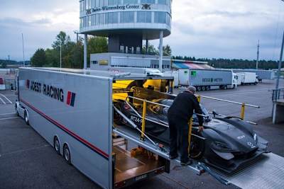 Aus Audi-Zeiten bekannter Trailer mit neuem Inhalt: Ein Mazda DPi