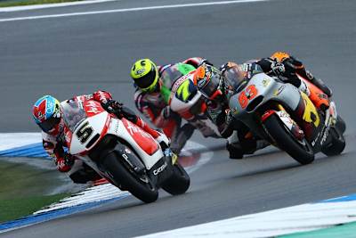 Johann Zarco (links) in Assen: Vierter Platz trotz eines Fahrfehlers