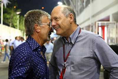 Eddie Jordan und Ron Dennis