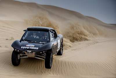 Jutta Klienschmidt im X-raid-Buggy