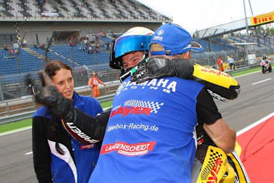 Die Party im Team von Marvin Fritz kann losgehen