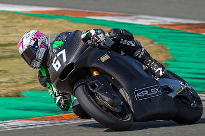 Jesko Raffin auf der Kalex mit dem neuen 765-ccm-Dreizylinder-Motor von Triumph