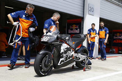 Die KTM RC16 von Mika Kallio