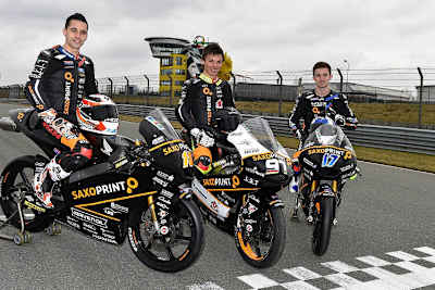 Racing Team Germany: Alexis Masbou, Max Kappler (Mitte) und John McPhee treten beim Sachenring-GP gemeinsam an