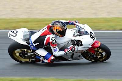 Daniel Kartheininger mit der Honda vom Team Oppermann