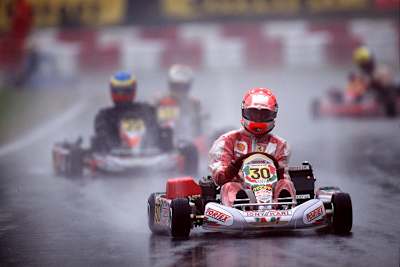 Lewis Hamilton und Nico Rosberg als Kart-Jungs