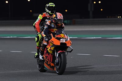 Johann Zarco spielte Taxi für Andrea Iannone