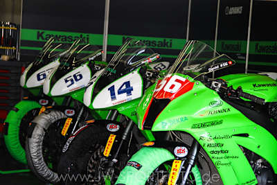 Kawasaki-Bikes in der IDM: Bleiben sie in der Box?