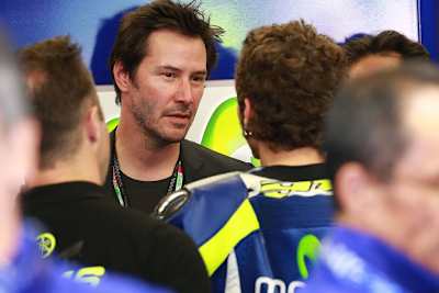 Keanu Reeves ist ein Fan von Valentino Rossi