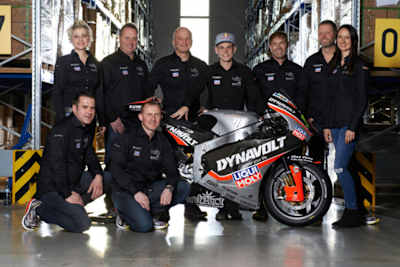 Das Dynavolt Intact GP-Team 2015: Nächstes Jahr kommt ein zweiter Fahrer an Bord