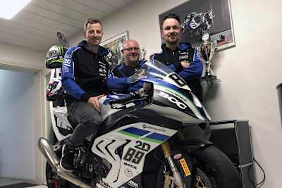 Stefan Kerschbaumer (re.) mit der BCC-Mannschaft